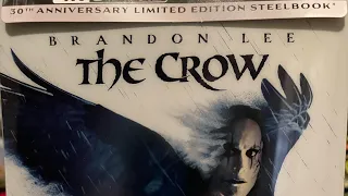 The Crow 4k ultra HD blu ray steelbook Limited edition unboxing