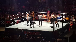 WWE Live Iowa 9/3/17  The Start of the fatal 5 Way for the Women Championship