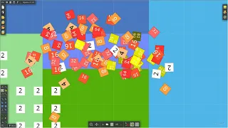 2048 working tile in algodoo