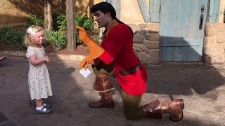 Enchanted Tales with Belle - Magic Kingdom - Gaston makes Belle Jealous