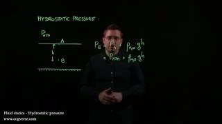 10 - Fluid statics - Hydrostatic pressure