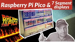 Raspberry Pi Pico, 7 Segment Displays and 74hc595 shift registers