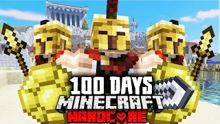 I Survived 100 Days as a Spartan General in Hardcore Minecraft