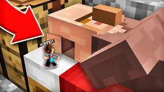 Я УМЕНЬШИЛСЯ И ПРОНИК В ГОЛОВУ К ЖИТЕЛЮ В МАЙНКРАФТ | Компот Minecraft