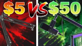 $5 VS $50 Mic Boom Arm- Fifine BM88 Review