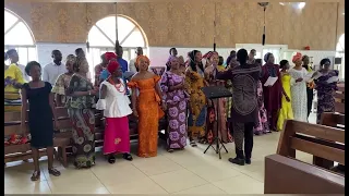 Lord I come with my gifts. (Time after time) . performed by St. Cecilia choir Naf base Abuja