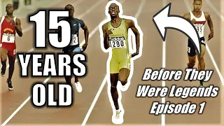 When a 15-YEAR-OLD Usain Bolt SHOCKED the World || Before They Were Legends - Episode 1