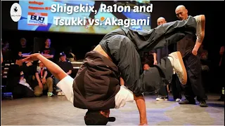 Shigekix, Tsukki and Ra1on vs. 赫 (Babylon, Kossy, Bboy Seno). Top 4. The Highest