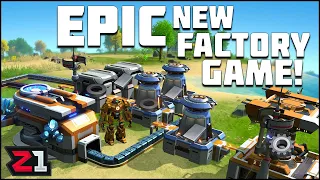 EPIC New Factory Game *SATISFACTORY MEETS FACTORIO* ! Dyson Sphere Program Episode 1 | Z1 Gaming