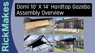 Domi 10' X 14' Hardtop Gazebo Assembly Overview