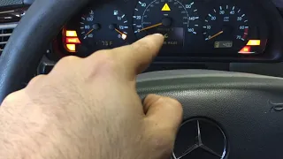 HOW TO RESET A MAINTENANCE LIGHT ON 2001 MERCEDES-BENZ E320 3.2L