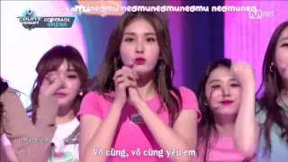 [VIETSUB - KARA] I.O.I - Very Very Very @ Comeback Stage - M COUNTDOWN 161020 EP.497