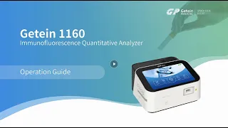 Getein 1160 Immunofluorescence Quantitative Analyzer Operation Guide