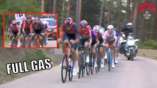 Filippo Ganna EMPTIES THE TANK on STEEP CLIMB For Ineos | Vuelta a Espana 2023 Stage 11 Analysis