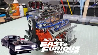 Build the Fast & Furious Dodge Charger R/T - Part 15,16,17 and 18 - Engine, HT Leads and Exhaust