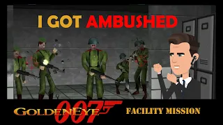 I Got Ambushed By Russian Soldiers in Goldeneye 007 - Facility Mission