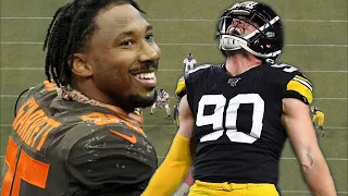 Film Study: Who's better? T.J. Watt Vs Myles Garrett