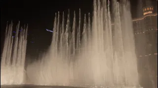 Christmas Shows at the Fountains of Bellagio