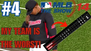 MY TEAM IS THE WORST!!!! | AJMARKLE'S ROAD TO THE SHOW | MLB THE SHOW 14 #4