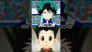 deku vs gon in different forms