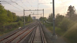 Riding with the train driver from Groningen to Zwolle. (Without speedometer)