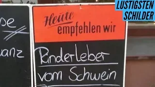 Die LUSTIGSTEN SCHILDER, die dich garantiert zum Lachen bringen! #3