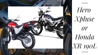 Hero Xpluse 200 4V and Honda XR 190L | Bike Comparison | GADNWID