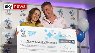 EuroMillions: Builder with three kids wins £105m