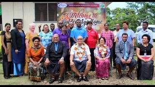 Fijian President H.E Major-General (Ret'd) Konrote visits the Golden Age Home in Labasa.