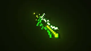 VoxelLapse:Создаем Хлорофитовый Клеймор из игры Terraria / Create Chlorophyte Claymore from Terraria