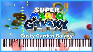 Gusty Garden Galaxy | Super Mario Galaxy | Piano Cover (+ Sheet Music)