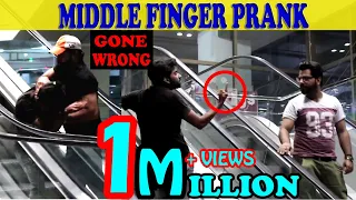 Showing Middle Finger To Strangers On Escalator Prank | Amanah Mall | Zero Brand | Guru Raaj | 2019