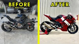 FULL BUILD - REBUILDING A CRASH DAMAGED BMW S1000RR