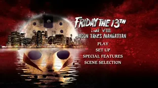 Friday the 13th Part 8 Jason Takes Manhattan (1989) DVD Menu