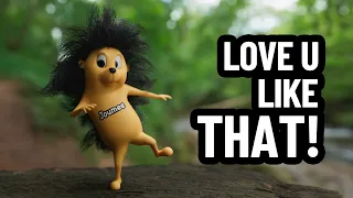 Funny hedgehog dance - Love U Like That | @JoumeeTheHedgehog #halloween