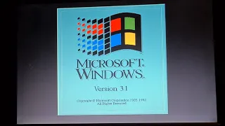 Installing Windows 3.1 from floppy disks on actual hardware