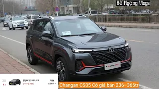 Changan CS35 có giá bán ( bên Trung ) chỉ từ 236-366tr, top 15 mẫu Cuv bán chạy kể từ khi da mắt
