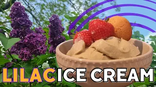 How to make lilac ice cream