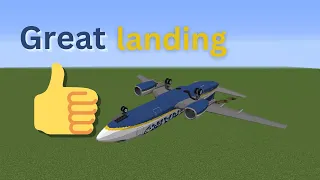 Good landing for Ryan Air Minecraft
