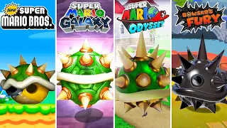 Evolution of Bowser Shell Power-Ups in Mario Games (HD)