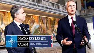 NATO Secretary General with the 🇺🇸 US Secretary of State Antony J. Blinken, 01 JUN 2023