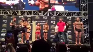UFC 194: Jose Aldo vs Conor McGregor Weigh-In