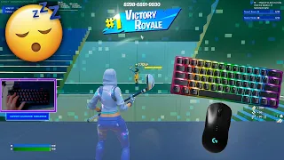 💤 ASMR Fortnite Chill 😴 1v1 Piece Control Gameplay 🎧 Razer Huntsman Mini Keyboard Sounds 360Fps 4K