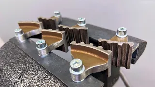 Bench Vise Improvement with a Gear Teeth | Metal tools idea