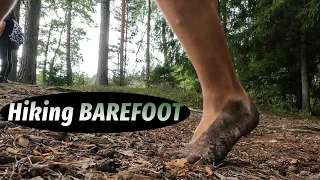 BAREFOOT Hiking Through The Forests In SMILTENE