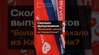 Сколько выпускников "Болашака" уехало из Казахстана? #казахстан #болашак #будущее #образование #news