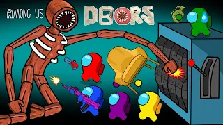 어몽어스 VS DOORS | AMONG US ANIMATION funny game