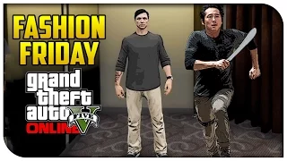 GTA 5 Online - FASHION FRIDAY! (Glenn Rhee, Shaggy & J. Jonah Jameson) [GTA V]