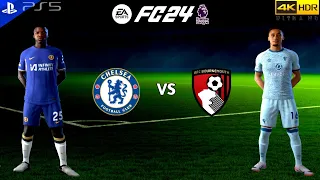 EA Sports FC 24 - Chelsea Vs Bournemouth | Premier League 2024 PS5 [4K 60FPS +HDR]