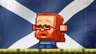 Jeb screams "SCOTLAND FOREVER!"